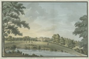 Needwood - Brickley Lodge: sulu boya, 1786 by Unbekannt