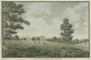 Needwood - Brickley Lodge: sulu boya, nd [1786] by Unbekannt