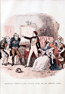 Nicholas Nickleby, C. Dickens - illüstrasyon by Unbekannt