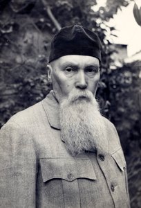 Nicolas Roerich, Naggar, Hindistan, s.1936-42 (s/b fotoğraf) by Unbekannt