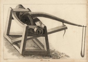 Onager, taşları fırlatmak için bir tür mancınık by Unbekannt