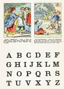 Sayfa 1 - Çocuk oyunları: colin maillard, uçurtma - Alfabe - Çocuk eğlencesi - Epinal görüntüler, popüler dizi, yaklaşık 1890 by Unbekannt