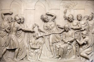 Paris, Fransa Saint Roch kilisesinde heykel: İsa işkence gördü, Paris, Fransa by Unbekannt