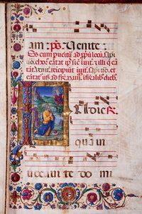 Piccolomini Kütüphanesi: koro kitabı, morina. 7.G, ff. Guidoccio Cozzarelli