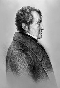 Andre-Marie Ampere (1775-1836), Fransız fizikçi, matematikçi ve klasik elektromanyetizma biliminin kurucularından birinin portresi