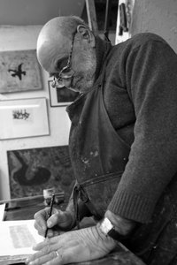 Lübnanlı ressam ve oymacı Dikran Daderyan