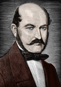 Ignace Philippe Semmelweis'in Portresi, 19. yüzyıl sonları (Gravür) by Unbekannter Künstler