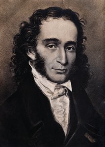 Niccolo Paganini'nin portresi (gravür) by Unbekannter Künstler