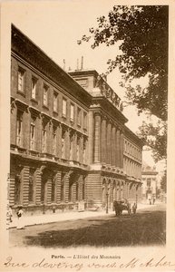 Kartpostal/Hotel des Monnins/Paris/Seine/Ile de France/Fransa by William M. Timlin