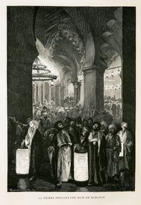 Ramazan ayında bir gecede dua - Mısır Atlası'ndan Örnek by Unbekannter Künstler