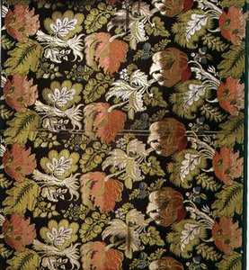 Coromandel sahilinden baskılı pamuklu yatak örtüsü, c.1800