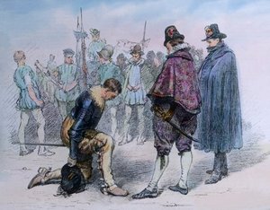 İsveç kralı Gustav Adolf'a saygı duruşu by Unbekannter Künstler
