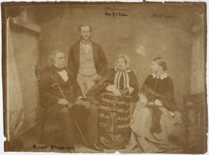 Robert Stephenson, İngiliz makine ve inşaat mühendisi ve ailesi, 1850