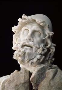 Roma sanatı: “Çokyüzlü kör” grubu: Ulysses Başkanı - Mermer heykel, JC