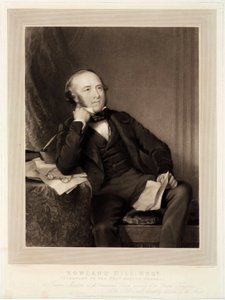 Rowland Hill, kuruş direğinin yaratıcısı by Unbekannt