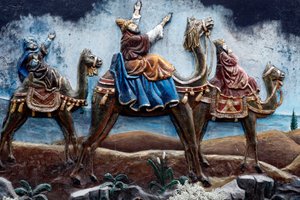 Saint Joseph Katedrali (Nha Tho Lon), Doğuş, Üç Bilge Adam veya Magi, Hanoi, Vietnam (fotoğraf) by Unbekannt