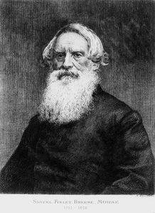 Samuel F B Morse, Amerikalı sanatçı ve Mors kodunun mucidi, c 1870 by Unbekannt