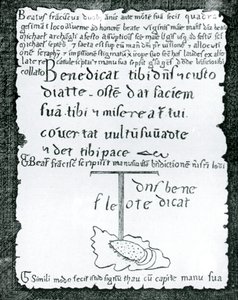 Assisi'li Aziz Francis'in yaşam sahnesi by Unbekannter Künstler