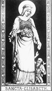 Macaristan'ın kutsal Elizabeth'inin yaşam sahnesi by Unbekannter Künstler