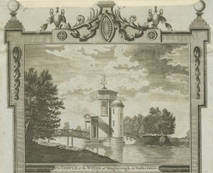 Shugborough - Rüzgarlar Tapınağı: gravür, nd [c 1770] by Unbekannt