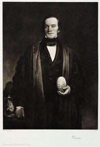 Sir Richard Owen, İngiliz doğa bilimci ve paleontolog, c 1845 by Unbekannt