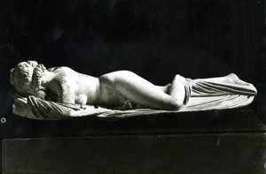 Uyuyan Hermafrodit (mermer) (s/b fotoğraf) by Unbekannt