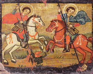 St.George ve St.Demetrios, Yunanca (eyalet) by Unbekannter Künstler