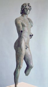 Agde'de bulunan bir 'Ephebi' heykeli, Yunanca (bronz) by Unbekannt