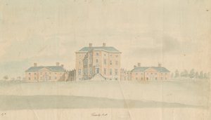 Teddesley Hall: suluboya resim ve [18. yüzyılın sonları] by Unbekannt