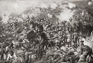 Spion Kop Savaşı, Tugela Nehri, Natal, Güney Afrika, 23-24 Ocak 1900, ikinci Boer Savaşı sırasında. by Unbekannt