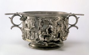 Centaur Kupası, Gallo-Romen, Berthouville Hazinesinden, MS 2.-3. yüzyıl (gümüş) (bkz. 107979) by Unbekannt