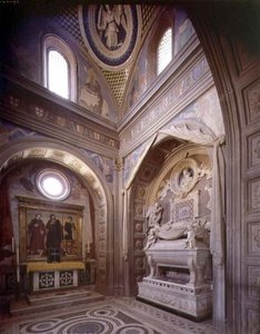 Portekiz Kardinal Şapeli, sunak ve mezar detayı Antonio Rossellino (1427-79) (fotoğraf) by Unbekannt