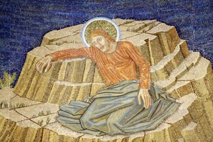 Tüm Milletler Kilisesi, aynı zamanda Kilise veya Istırap Bazilikası olarak da bilinir, İsa acı içinde, Gethsemane, Kudüs, İsrail