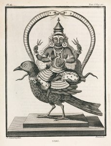 Hindu tanrısı Sani by Unbekannt