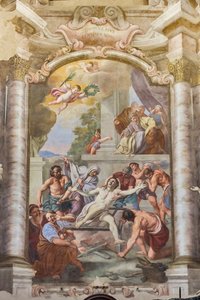 St Lawrence Şehitliği, Teatini Odası, San Vincenzo Kilisesi, Piacenza, Emilia-Romagna, İtalya (fotoğraf) by Unbekannter Künstler