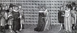 Kral Edward III ve Fransa Kralı Philip V