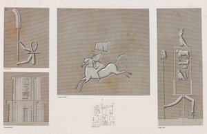 Teb: Karnak, yakın çekim by Unbekannt
