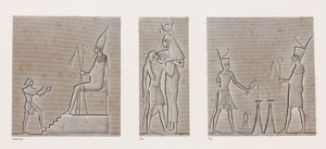 Thebes, Karnak, yakın çekim by Unbekannt