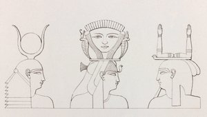 Thebes, Louqsor, Yakın Çekim by Unbekannt