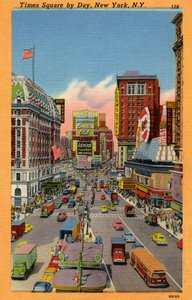 Gündüz Times Meydanı: New York City, New York by Unbekannter Künstler