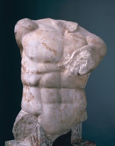Bir sporcunun gövdesi, Yunan (Parian mermeri) by Unbekannt