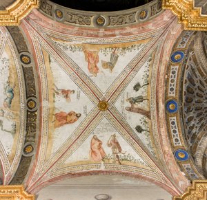 Güney üçüncü batı açıklığında transept, Isaac Exhaù