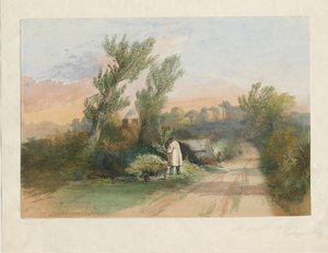 Trentham - "Yeşil Dal": suluboya resim, nd [? 19. yüzyıl] by Unbekannt