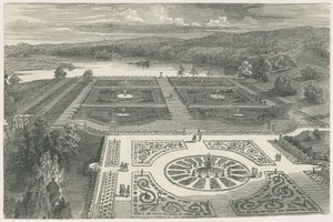 Trentham Gardens: gravür ve [?19. yüzyıl] by Unbekannt