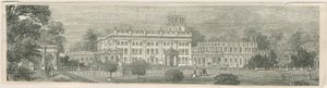 Trentham Hall: gravür gravürü ve [?19. yüzyıl ortası] by Unbekannt