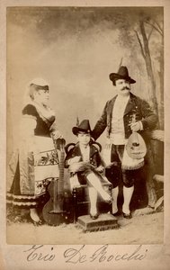 Trio De Bocchi, Lombardiya, 1880 dolayları (s/b fotoğraf) by Unbekannter Künstler