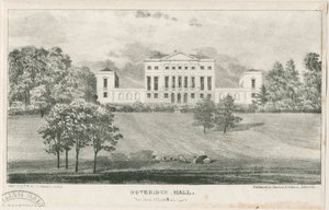 Uttoxeter - Doveridge Salonu: litografi, nd [c 1839] by Unbekannt