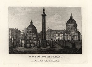 Trajan Sütunu ile Trajan Forumu Piazza