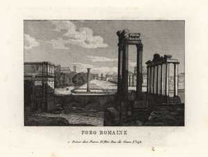 Roma Forumu'nun görünümü, Forum Romanum, Roma by Unbekannt