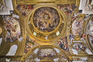 Baciccia, Gesu Kilisesi, Roma, İtalya (fotoğraf) by Unbekannter Künstler